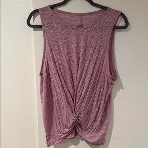 Lululemon Athletica Mauve Twist Knot Tank Top